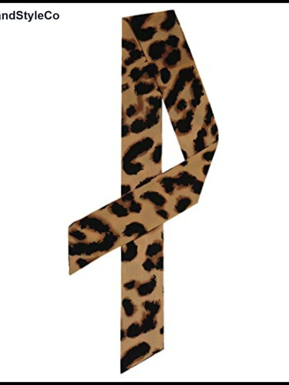 Skinny Scarf, Thin Long Neckerchief, Polyester, Bag Handle Wrap, Hair Accessory